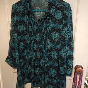 Shirt and camisole by Fever, size L